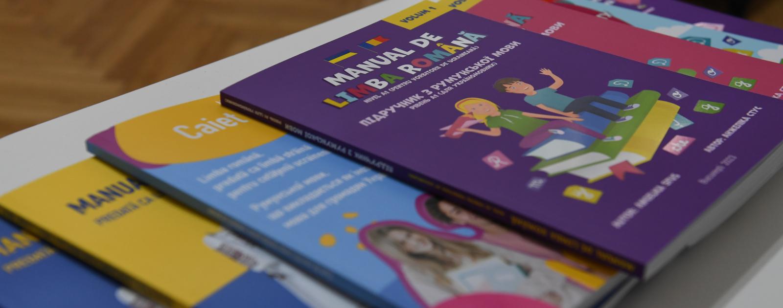 Manualele în limba română pentru copii și adolescenți ucraineni